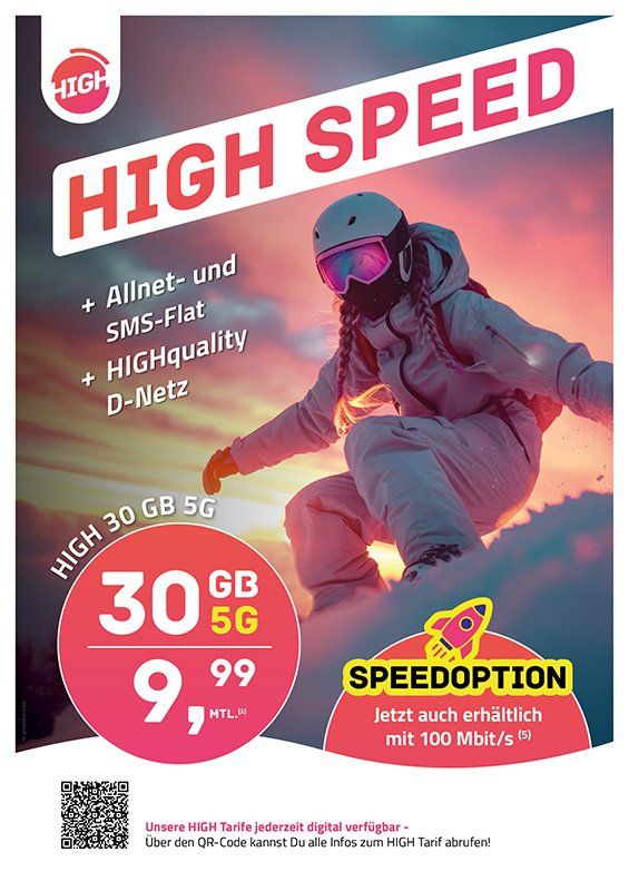 HIGH Mobile Angebot 30 GB